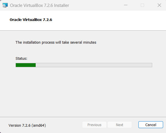 VirtualBox Manager obert