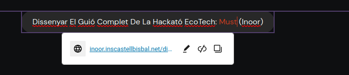 Configuració de la URL