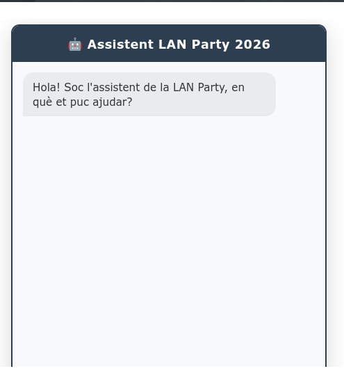 Codi HTML del widget enganxat a Google Sites