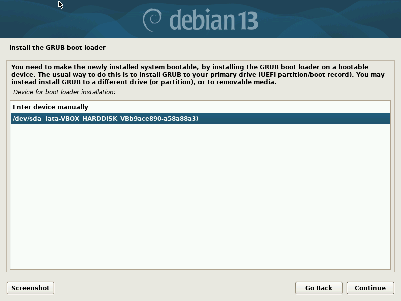 Instal·lació de GRUB