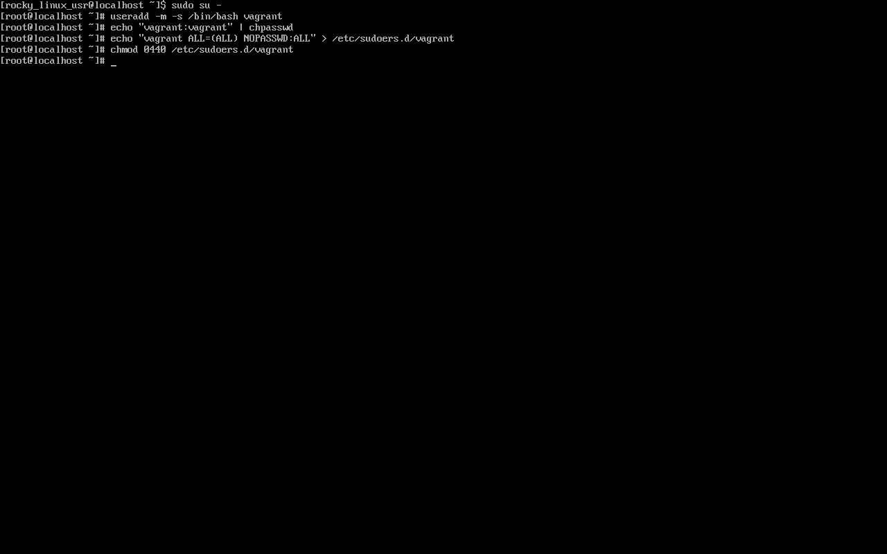 Rocky Linux: captura 1